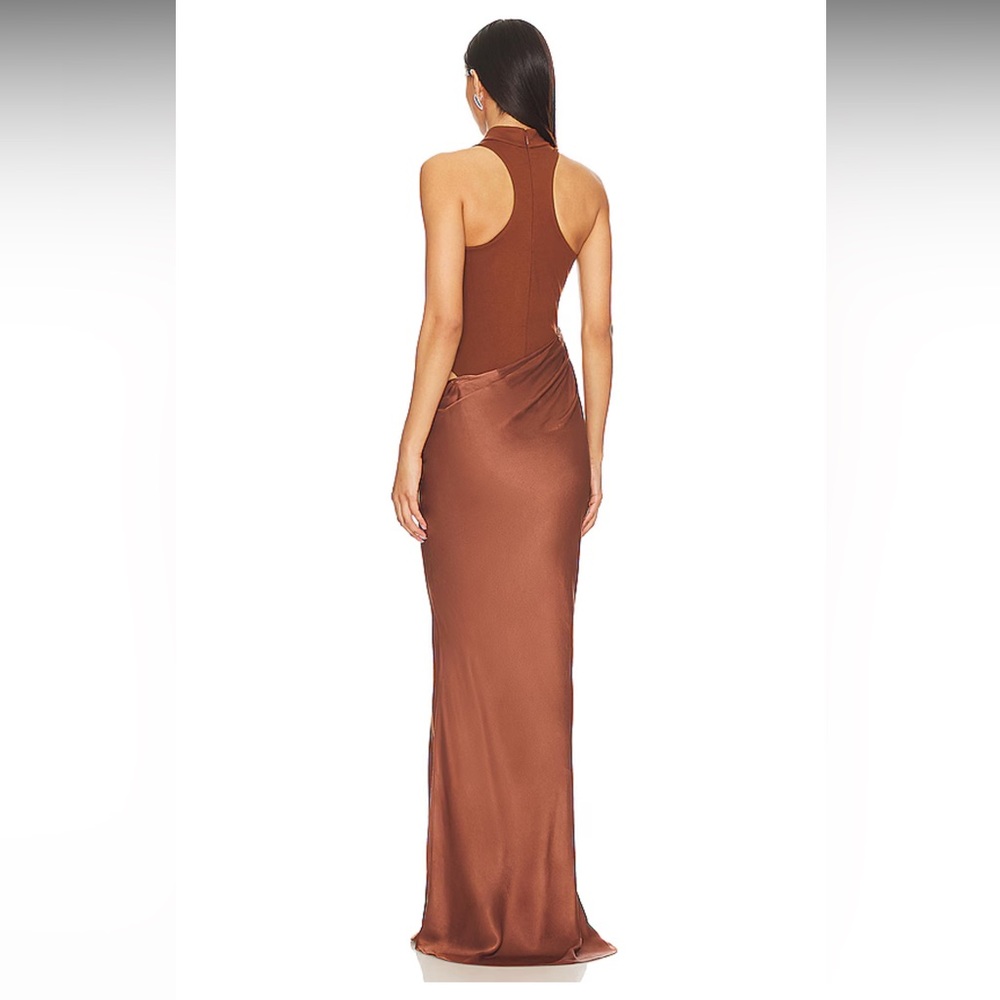 Camila Coelho Brown Cutout Maxi Dress - Picture 4 of 6